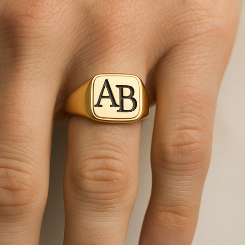 Chevaliere Initiales AB