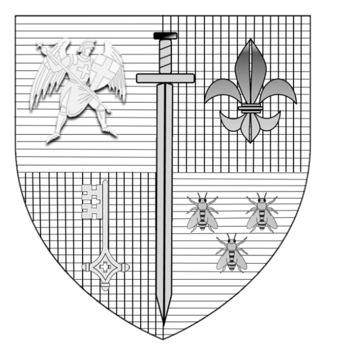 Duo Chevalieres Blason en Platine