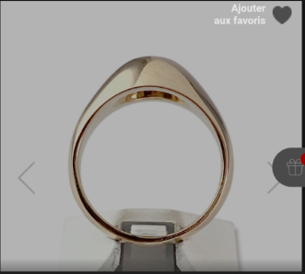 Bague Jonc Aigue Marine