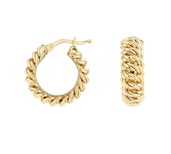 Boucles Oreilles Maille forcat