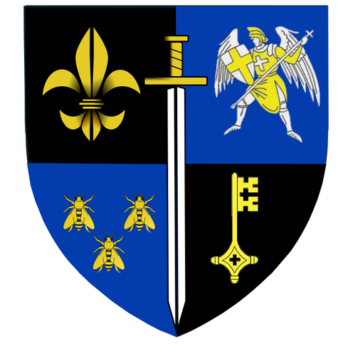 Duo Chevalieres Blason en Platine