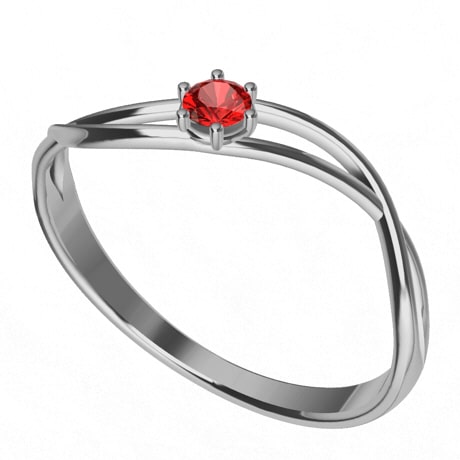 Alliance Platine pour Femme