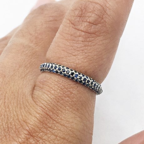 Or blanc 18 carats