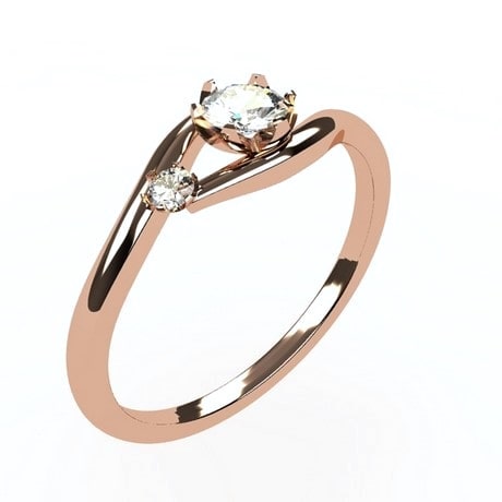 Or rose 18 carats