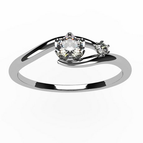 Or blanc 18 carats