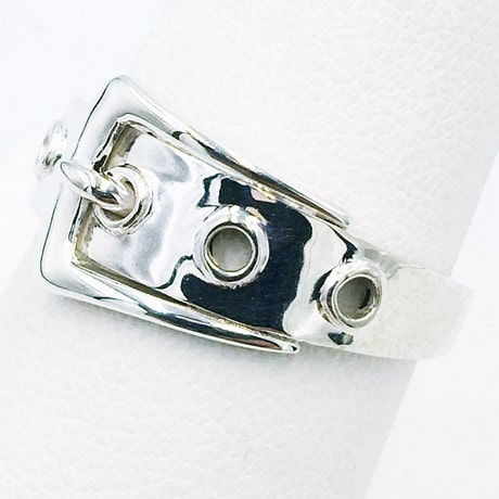 Argent 925 - Or blanc 18 carats - Sans Diamant
