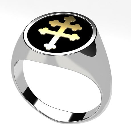 bague croix de lorraine