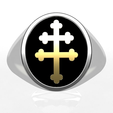 bague croix de lorraine