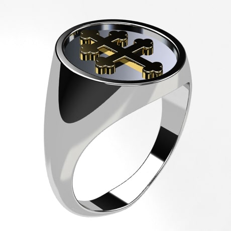bague croix de lorraine