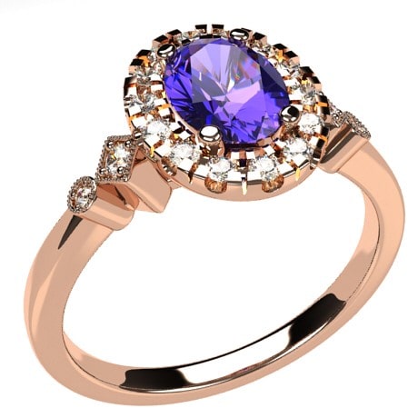 Or rose 18 carats