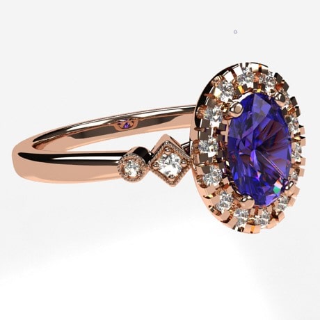 Or rose 18 carats