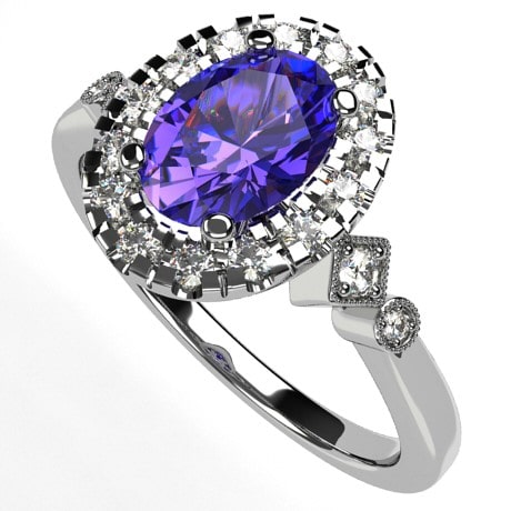 Or blanc 18 carats