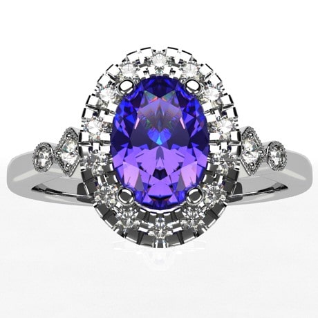 Or blanc 18 carats