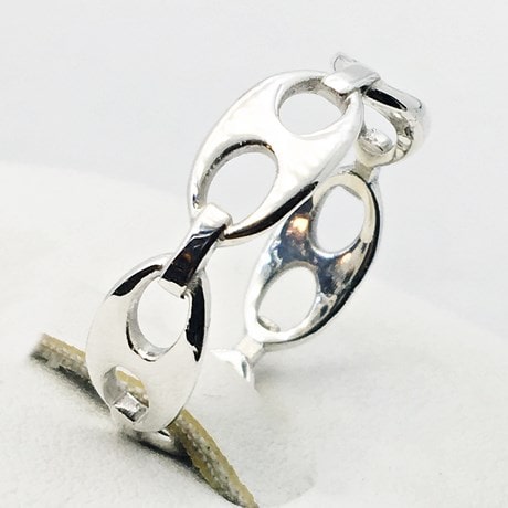 Or blanc 18 carats - Argent 925