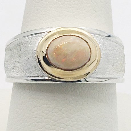 Argent 925 & Or jaune 18 carats - Opale