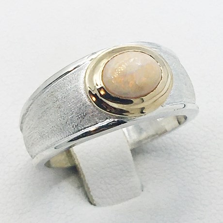 Argent 925 & Or jaune 18 carats - Opale