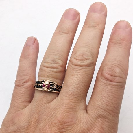 Or rose 18 carats - Rubis