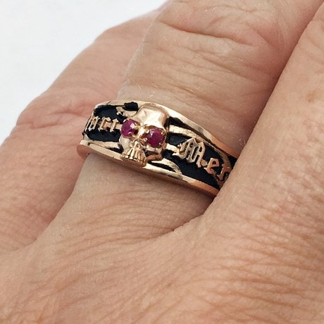 Or rose 18 carats - Rubis