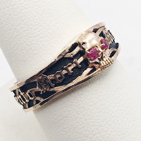Or rose 18 carats - Rubis