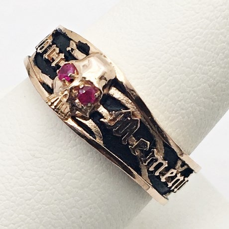 Or rose 18 carats - Rubis