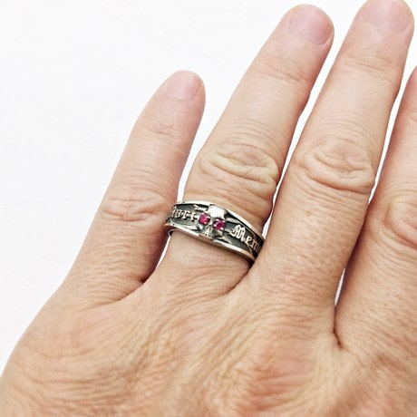 Argent 925 - Rubis