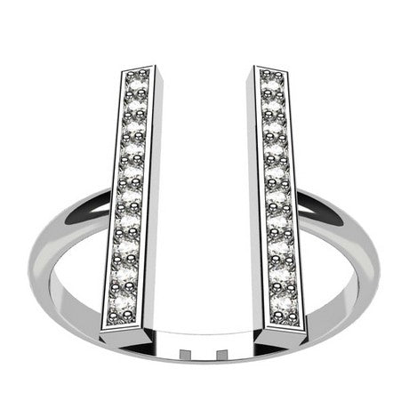 Or blanc 18 carats