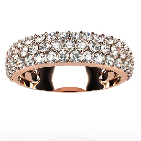 Or rose 18 carats - Diamants blancs