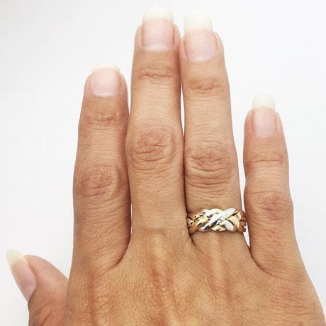 Argent 925 et Or jaune 18 carats