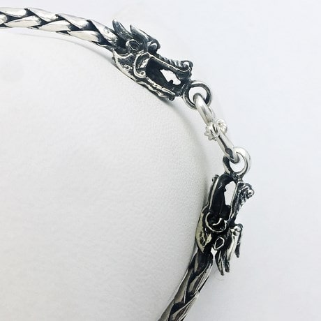 bracelet dragon argent
