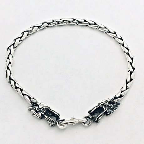 bracelet dragon argent