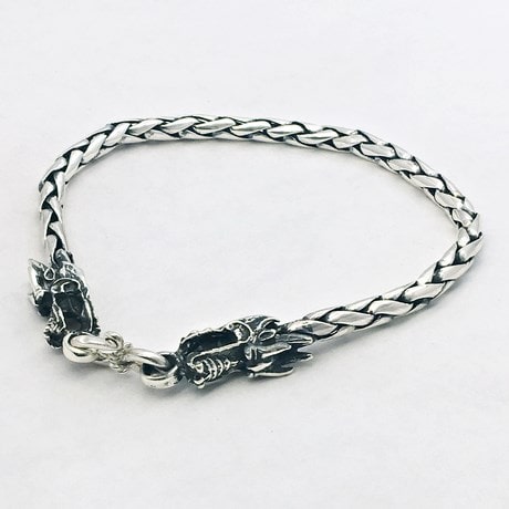 bracelet dragon argent