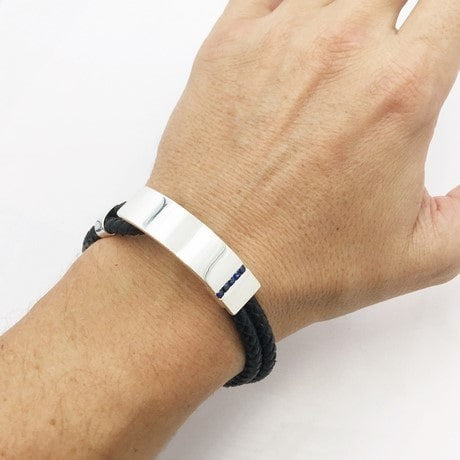 bracelet saphir homme