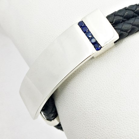 bracelet saphir homme