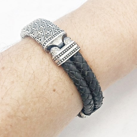 bracelet de luxe homme en argent