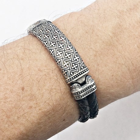 bracelet de luxe homme en argent