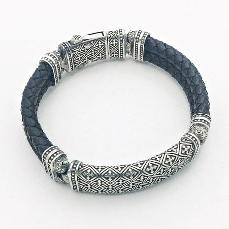 bracelet de luxe homme en argent