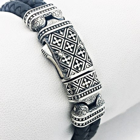 bracelet de luxe homme en argent