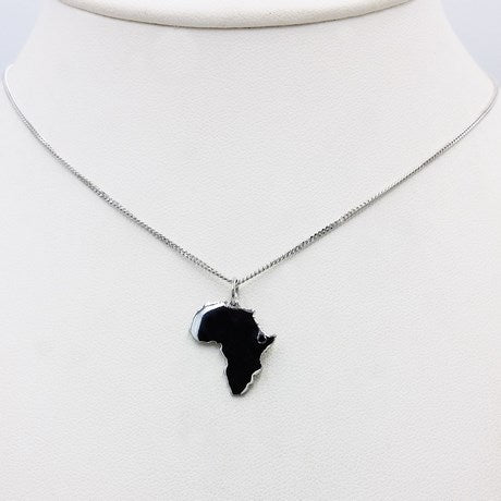 Pendentif Afrique Argent