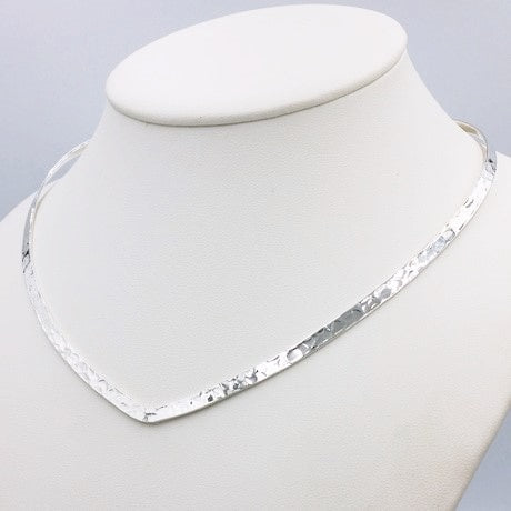 Collier Rigide en Argent pour Femme