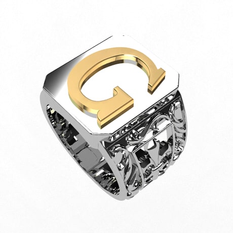 Argent 925 & Or jaune 18 carats