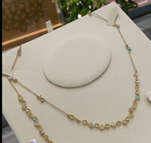 Parure collier bracelet perles