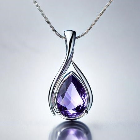 Pendentif Améthyste Goutte