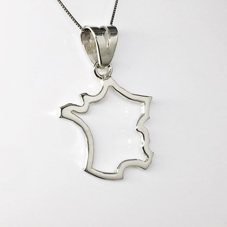 Or blanc 18 carats - Argent 925