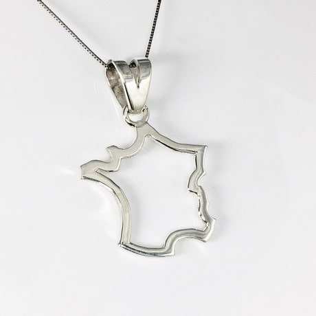 Or blanc 18 carats - Argent 925