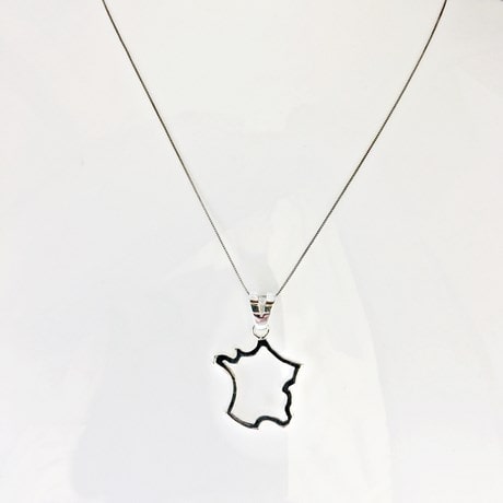 Or blanc 18 carats - Argent 925