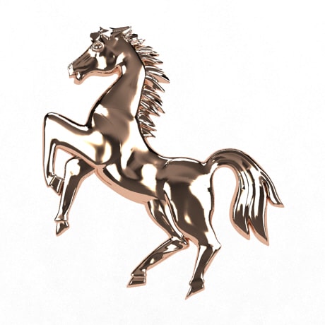 1 breloque - pendentif - tête de cheval - métal argenté - Un grand marché 1 breloque - pendentif - tête de cheval - métal argenté - Un grand marché