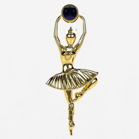 Or jaune 18 carats - Saphir