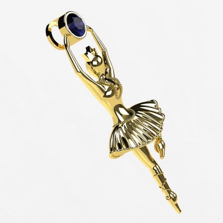 Or jaune 18 carats - Saphir