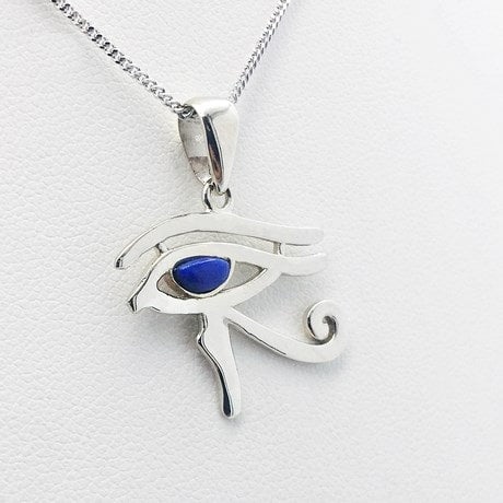 Or blanc 18 carats - Lapis-lazuli