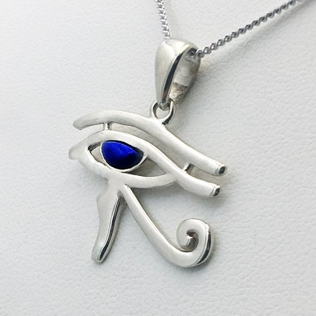 Or blanc 18 carats - Lapis-lazuli